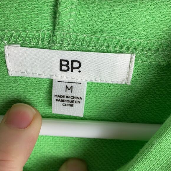 NWT BP Nordstrom Lime Green Graphic Print Hoodie Sweatshirt Women's Medium - Picture 10 of 11